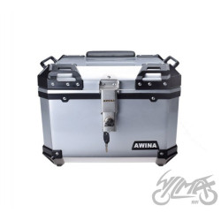 KUFER AWINA 45L 43.5x38x34 cm SREBRNY NOWOŚĆ !!!!