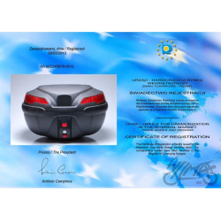 KUFER K-MAX Z PŁYTĄ MONTAŻOWĄ 50L