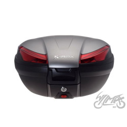 KUFER K-MAX Z PŁYTĄ MONTAŻOWĄ SREBRNY 50L
