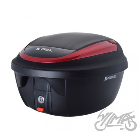 KUFER K-MAX Z PŁYTĄ MONTAŻOWĄ CZERWONY 30L