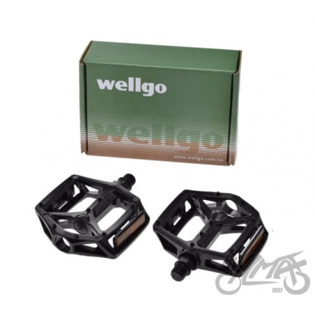 PEDAŁ ROWEROWY WELLGO ALU PLATFORMA 2 SZT CZARNY