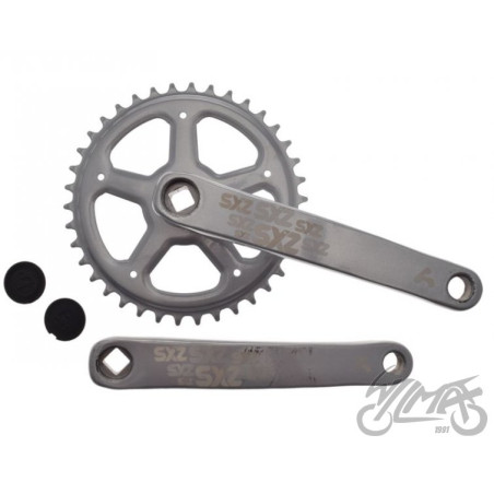 MECHANIZM KORBOWY 1 RZĘDOWY STAL 38 Z SREBRNY