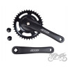 MECHANIZM KORBOWY 1 RZĘDOWY ALU NECO 38 Z CZARNY