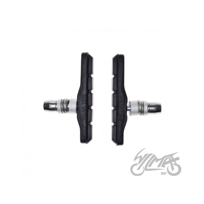 KLOCKI HAMULCA ROWEROWE V-BRAKE Z GWINTEM