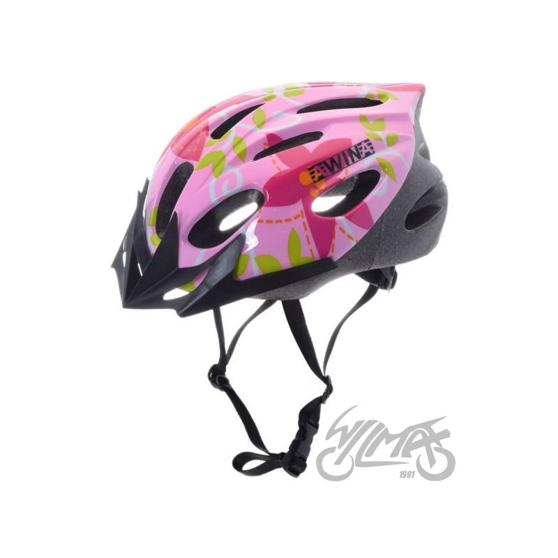 KASK ROWEROWY AWINA by MOON DZIECIĘCY M RÓŻOWY