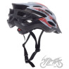 KASK ROWEROWY AWINA by MOON MTB L BIAŁO/CZERWONY