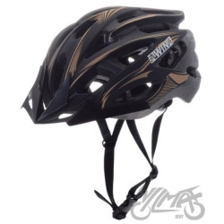 KASK ROWEROWY AWINA by MOON MTB L CZARNO/ZŁOTY