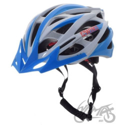 KASK ROWEROWY AWINA by MOON MTB L NIEBIESKO/BIAŁY