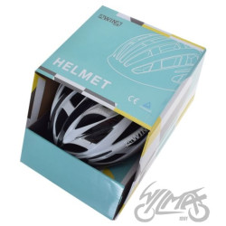 KASK ROWEROWY AWINA by MOON MTB L SREBRNO/CZARNY