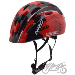 KASK ROWEROWY AWINA by MOON DZIECIĘCY S CZERWONY