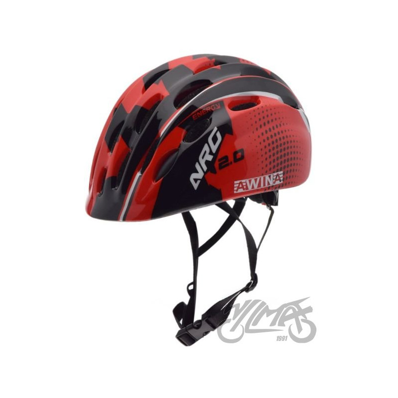 KASK ROWEROWY AWINA by MOON DZIECIĘCY M CZERWONY