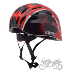 KASK ROWEROWY AWINA by MOON DZIECIĘCY M CZERWONY