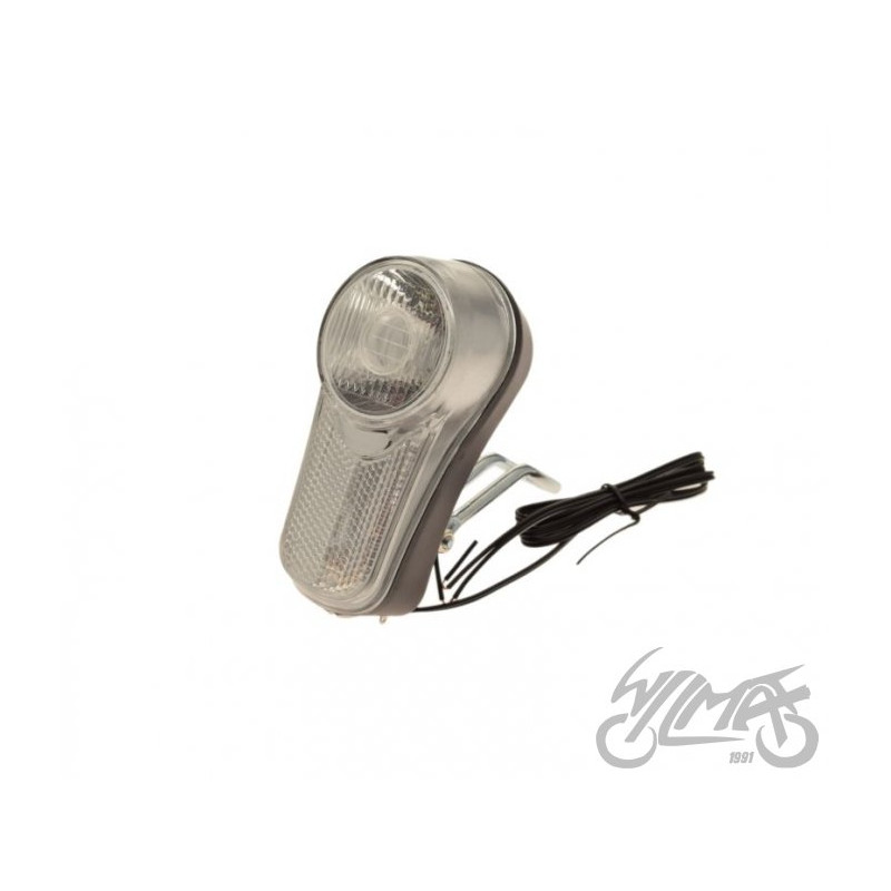LAMPA ROWEROWA NA WIDELEC PRZÓD NA DYNAMO 6V 2.4W