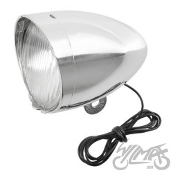 LAMPA ROWEROWA PRZÓD RETRO NA DYNAMO