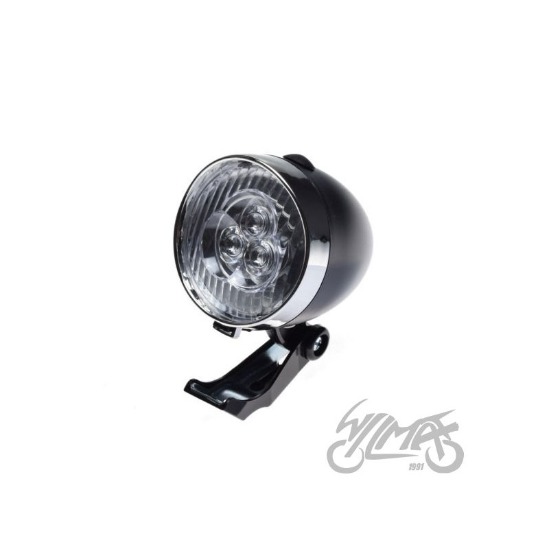 LAMPA ROWEROWA PRZÓD RETRO LED