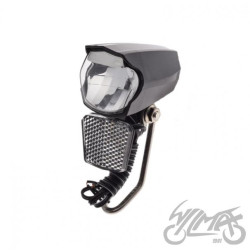 LAMPA ROWEROWA PRZÓD NA PRĄDNICE Z PODTRZYMANIEM