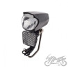 LAMPA ROWEROWA PRZÓD NA PRĄDNICE Z PODTRZYMANIEM