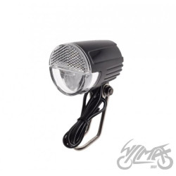 LAMPA ROWEROWA PRZÓD NA PRĄDNICE Z PODTRZYMANIEM