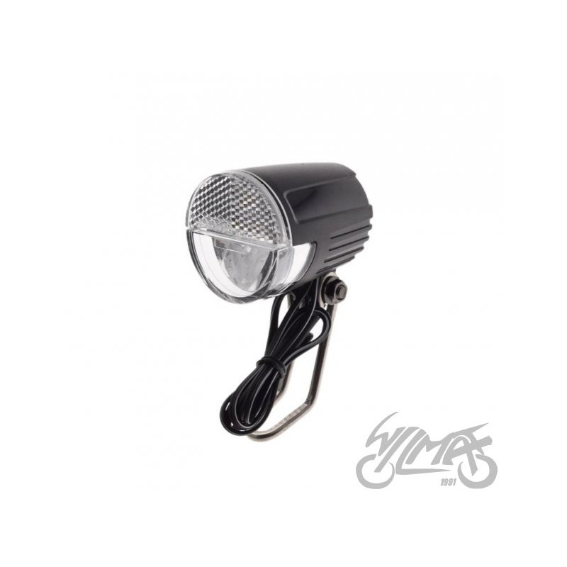 LAMPA ROWEROWA PRZÓD NA PRĄDNICE Z PODTRZYMANIEM