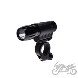 LAMPA ROWEROWA PRZÓD 1 LED ALU