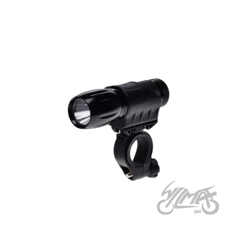 LAMPA ROWEROWA PRZÓD 1 LED ALU