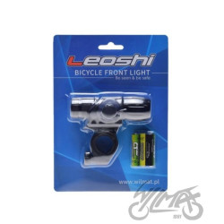 LAMPA ROWEROWA PRZÓD 1 LED ALU