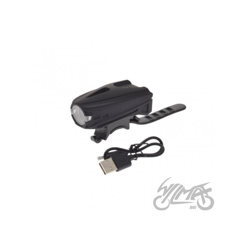 LAMPA ROWEROWA PRZÓD 1 LED 250 LM