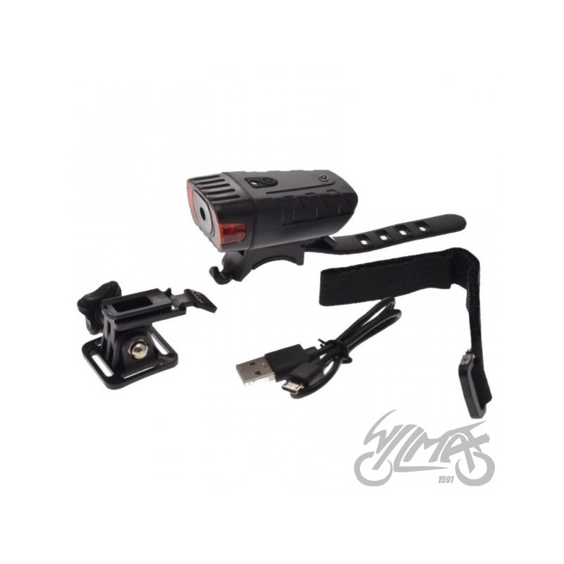 LAMPA ROWEROWA PRZÓD 1 LED 300 LM