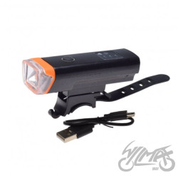 LAMPA ROWEROWA PRZÓD 1 LED Z CZUJNIKIEM ZMIERZCHU