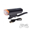 LAMPA ROWEROWA PRZÓD 1 LED Z CZUJNIKIEM ZMIERZCHU
