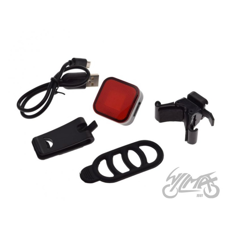 LAMPA ROWEROWA TYŁ COB LED 120 LM