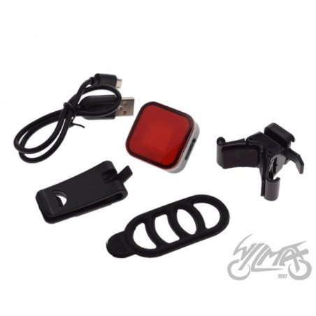 LAMPA ROWEROWA TYŁ COB LED 120 LM