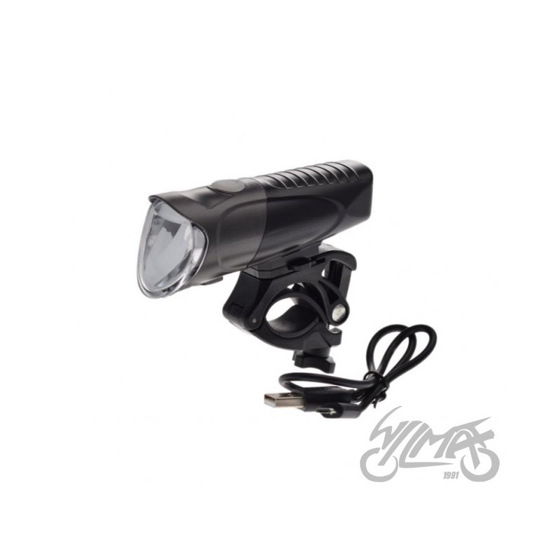 LAMPA ROWEROWA PRZÓD LED 200 LM