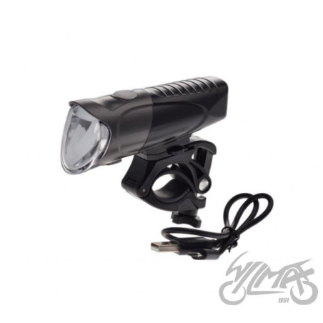 LAMPA ROWEROWA PRZÓD LED 200 LM