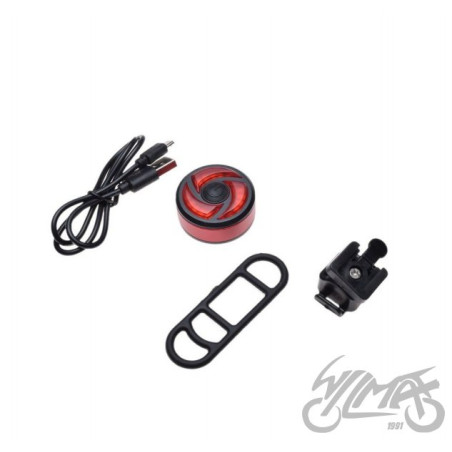 LAMPA ROWEROWA TYŁ LED USB