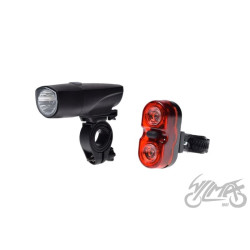 LAMPA ROWEROWA PRZÓD TYŁ LED kpl. 2 szt.