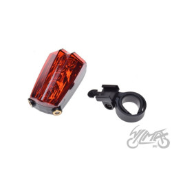 LAMPA ROWEROWA TYŁ LED + LASER