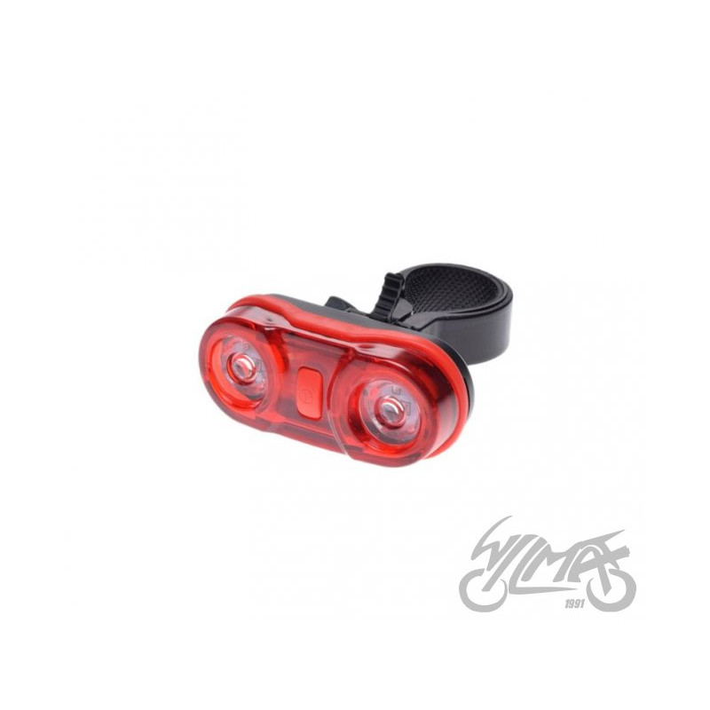 LAMPA ROWEROWA TYŁ 2 x 0.5 WATT LED