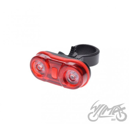 LAMPA ROWEROWA TYŁ 2 x 0.5 WATT LED