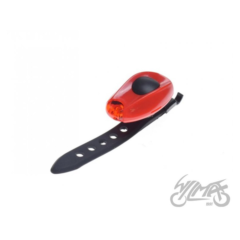 LAMPA ROWEROWA TYŁ LED I NA KASK ROWEROWY