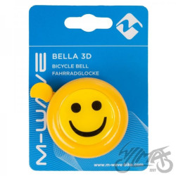 DZWONEK ROWEROWY ŻÓŁTY BUŹKA 3D
