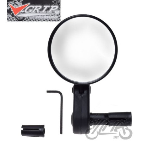LUSTERKO ROWEROWE W KIEROWNICĘ V-GRIP OKRĄGŁE