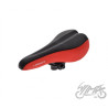 SIEDZENIE ROWEROWE MTB CZARNO/CZERWONE