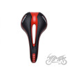 SIEDZENIE ROWEROWE MTB CZARNO/CZERWONE