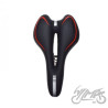 SIEDZENIE ROWEROWE MTB CZARNO/CZER GEL