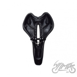 SIEDZENIE ROWEROWE MTB CZARNO/CZER GEL