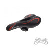 SIEDZENIE ROWEROWE MTB CZARNO/CZERWONE