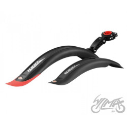 BŁOTNIK ROWEROWY PLASTIK 16 KIDO PRO CZAR/CZER