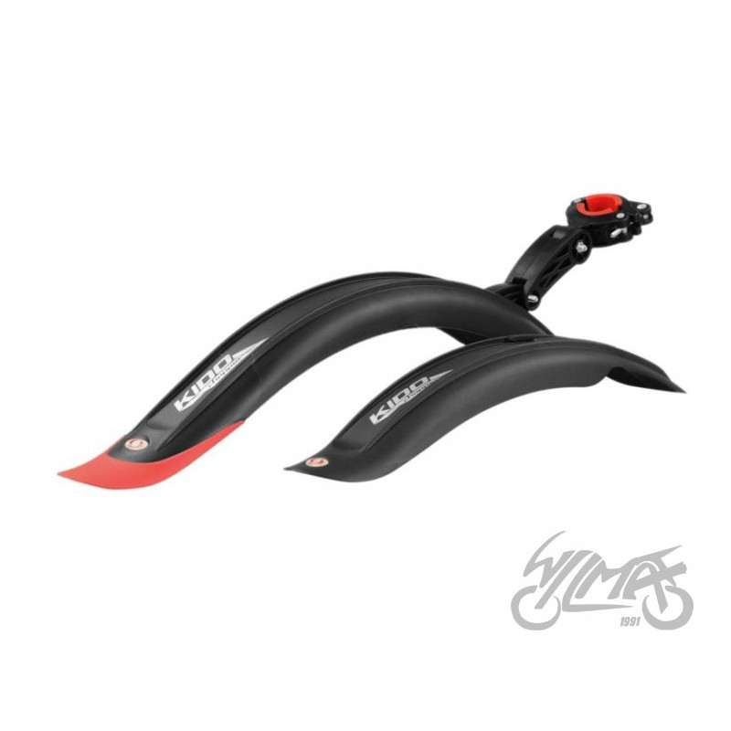 BŁOTNIK ROWEROWY PLASTIK 16 KIDO PRO CZAR/CZER