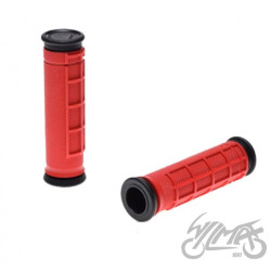 CHWYT KIEROWNICY V-GRIP ROWEROWY CZERWONO/CZARNY